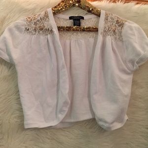 Cute cropped coverup