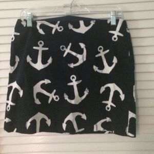 J crew factory anchor skirt size 6