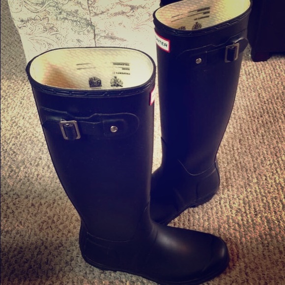 Hunter Original Tall black rain boots