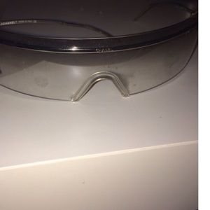 Authentic Chanel 80s style clear shades