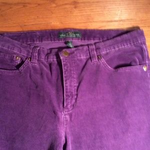 Purple Cords! Luscious color!! LRL Lauren Jeans Co