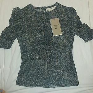 Isabel Marant silk rouched shirt