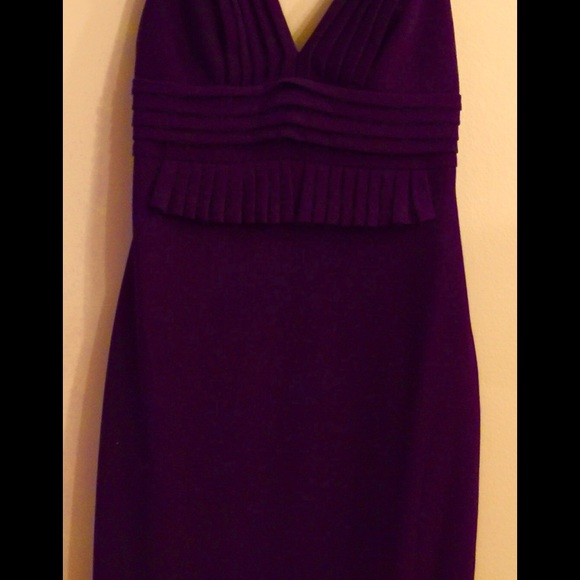 Black Halo Purple Cocktail Dress Size 6