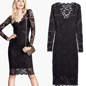 H&M Lace black dress