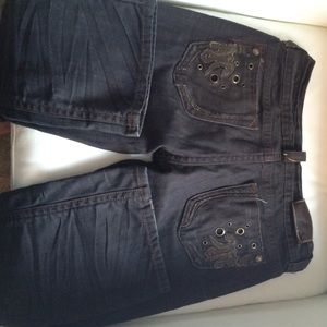 MEK dark denim jeans