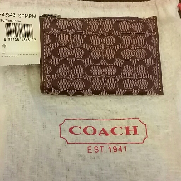 Coach Purple Mini Skinny