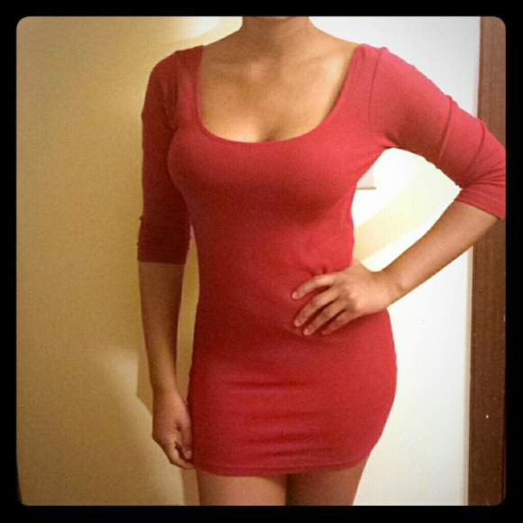 Sexy Fitted Red Dress