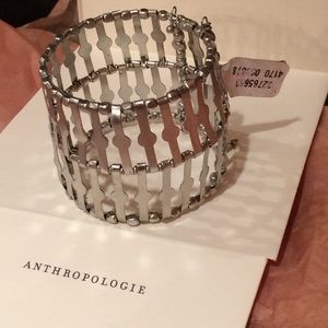 Silver cuff bracelet