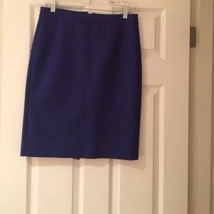 JCrew No 2 Pencil Skirt- Blue