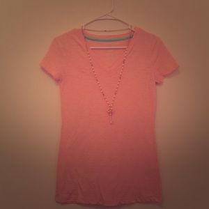 Target Pink V-Neck
