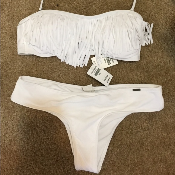 White Hollister bathing suit