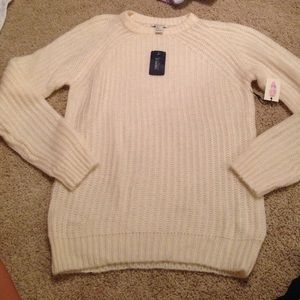F21 Cream sweater