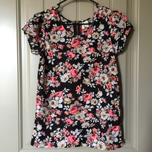 H&M Cream Blouse & Floral Blouse Bundle