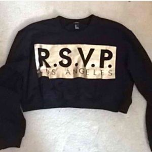 RSVP forever 21 cropped sweatshirt