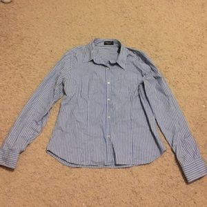 American Eagle stripped button down