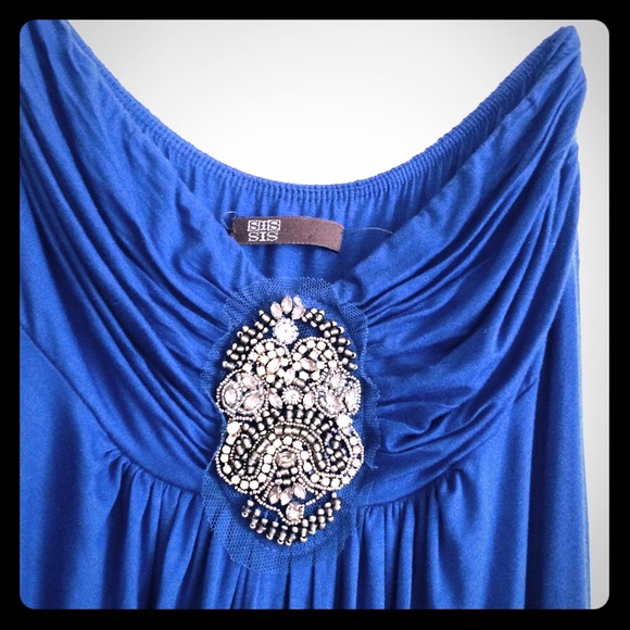 Mendeccino Dresses & Skirts - Royal blue maxi dress