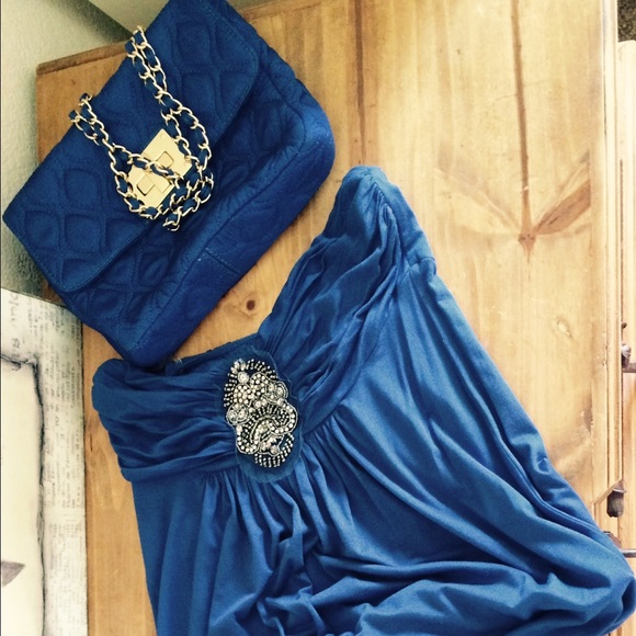 Royal blue maxi dress - Picture 2 of 4