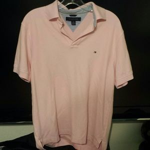 Pink Tommy Hilfiger Polo