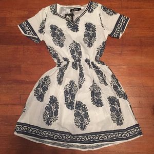 Adorable ikat print summer dress