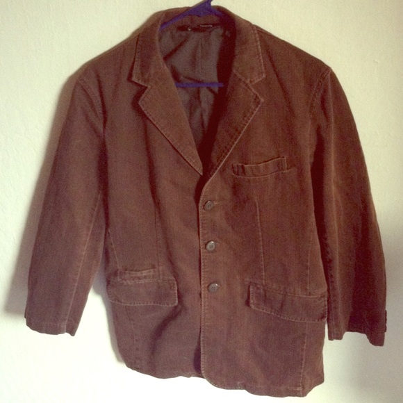 Pop Icon Brown Denim Blazer