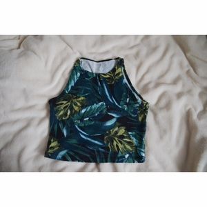 American Apparel Jungle Crop top