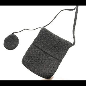 🌼90's black shoulder satchel 🌼