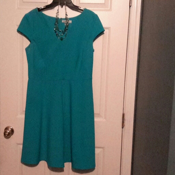 Teal dress