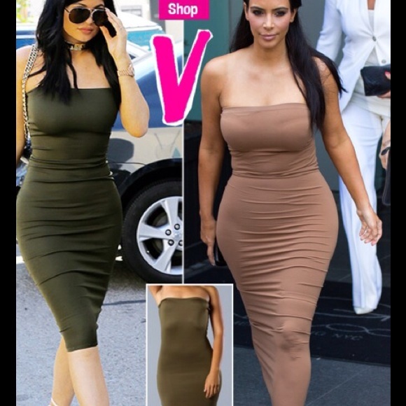 American Apparel Strapless Maxi Dress