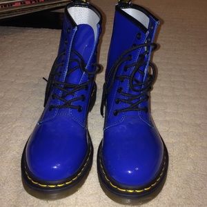 Royal blue doc martens