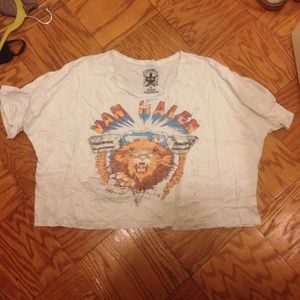 Chaser Van Halen Distressed Tee Shirt