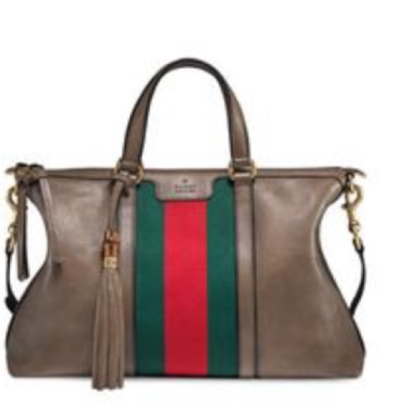 Gucci Rania Calf leather web bag w/ shoulder strap - Picture 2 of 2