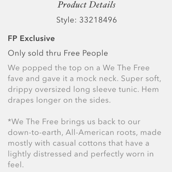 🚫Bundled🚫Free People Wonder Woman mock neck - Picture 4 of 4