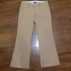 Gap "Hip Slung Fit" sz 2 ankle khaki stretch pants