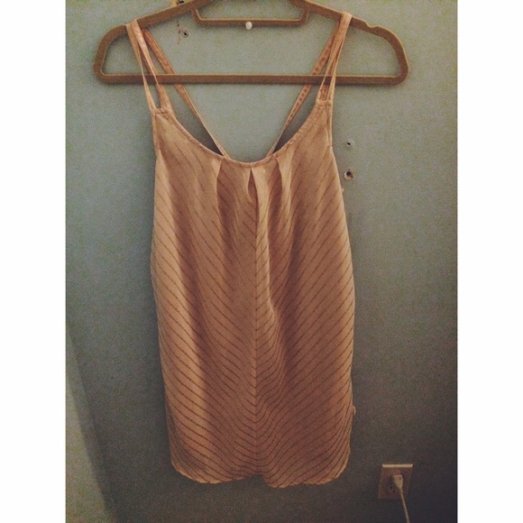 LF short cream glimmer dress