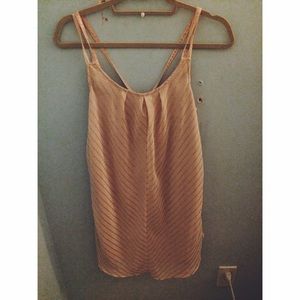LF short cream glimmer dress