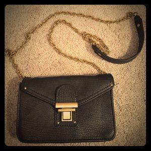 New Navy Blue Merona Small Crossbody Handbag Purse