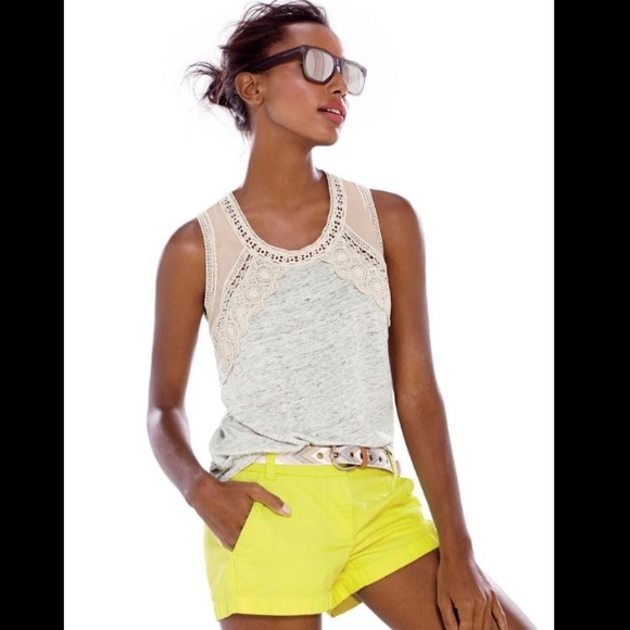 🚫SOLD🚫J.crew embellished white tank!!