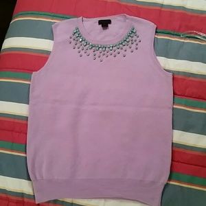 J crew 100% merino wool vest , perfect condition!