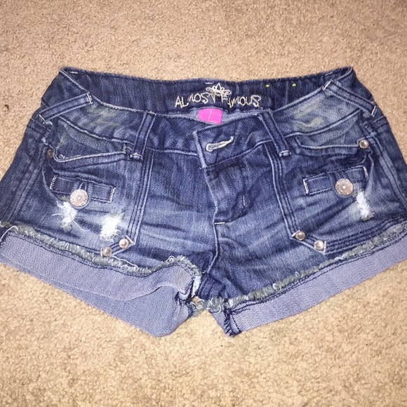 almost famous jean shorts