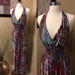 ❌SOLD❌Plunge Halter Maxi