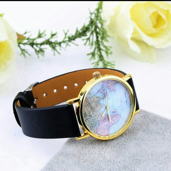 Accessories - World's map watch