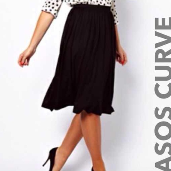 ASOS Dresses & Skirts - ASOS black midi skirt
