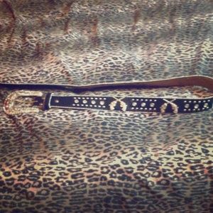 Cute jeweled pistol belt!