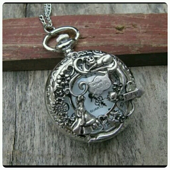 Boutique Accessories - REDUCED!!! Silver Alice in Wonderland