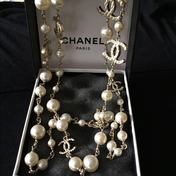 Authentic Pearl Chanel Necklace