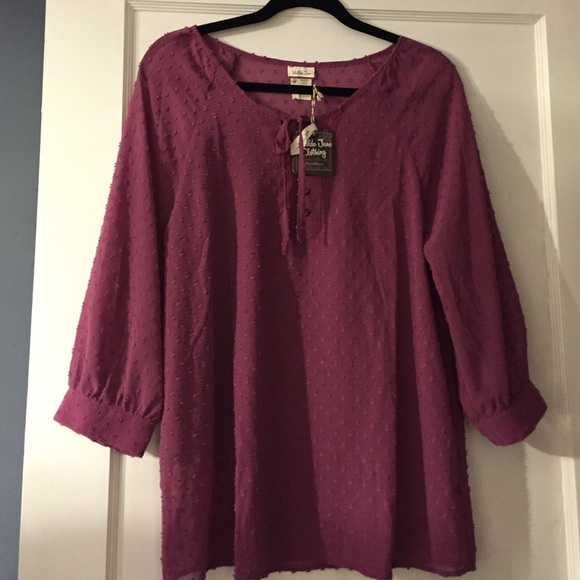Maroon blouse