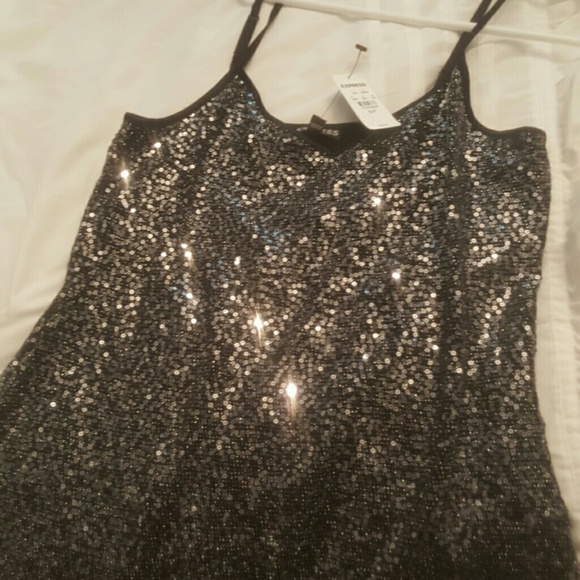 Small sequin Express tank