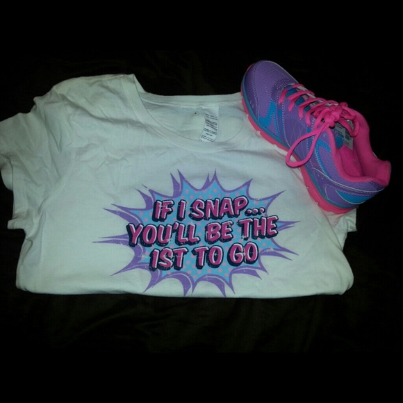 Cute baby tee Jr. Sz large. Brand new