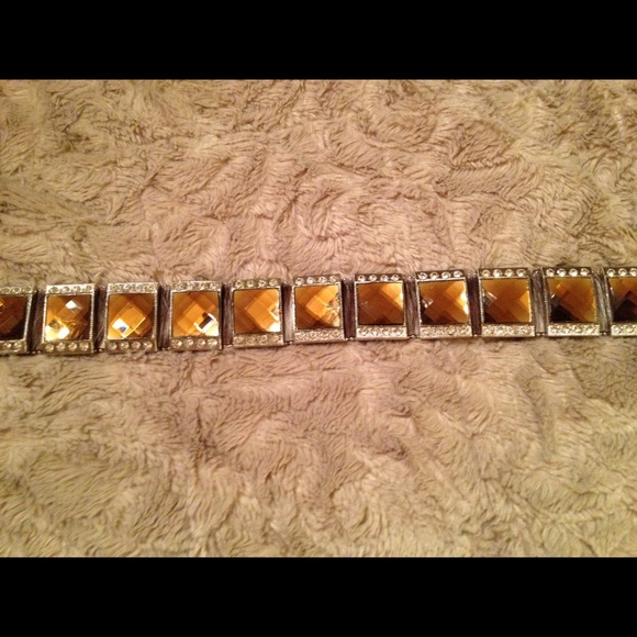 Hair on hide with brown rhinestones belt main image 2