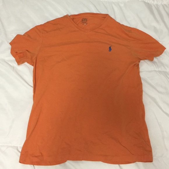 Men's Medium Orange Polo R. Lauren